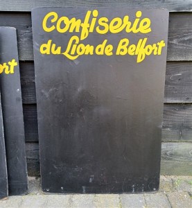 oud Frans krijtbord confiserie 20137